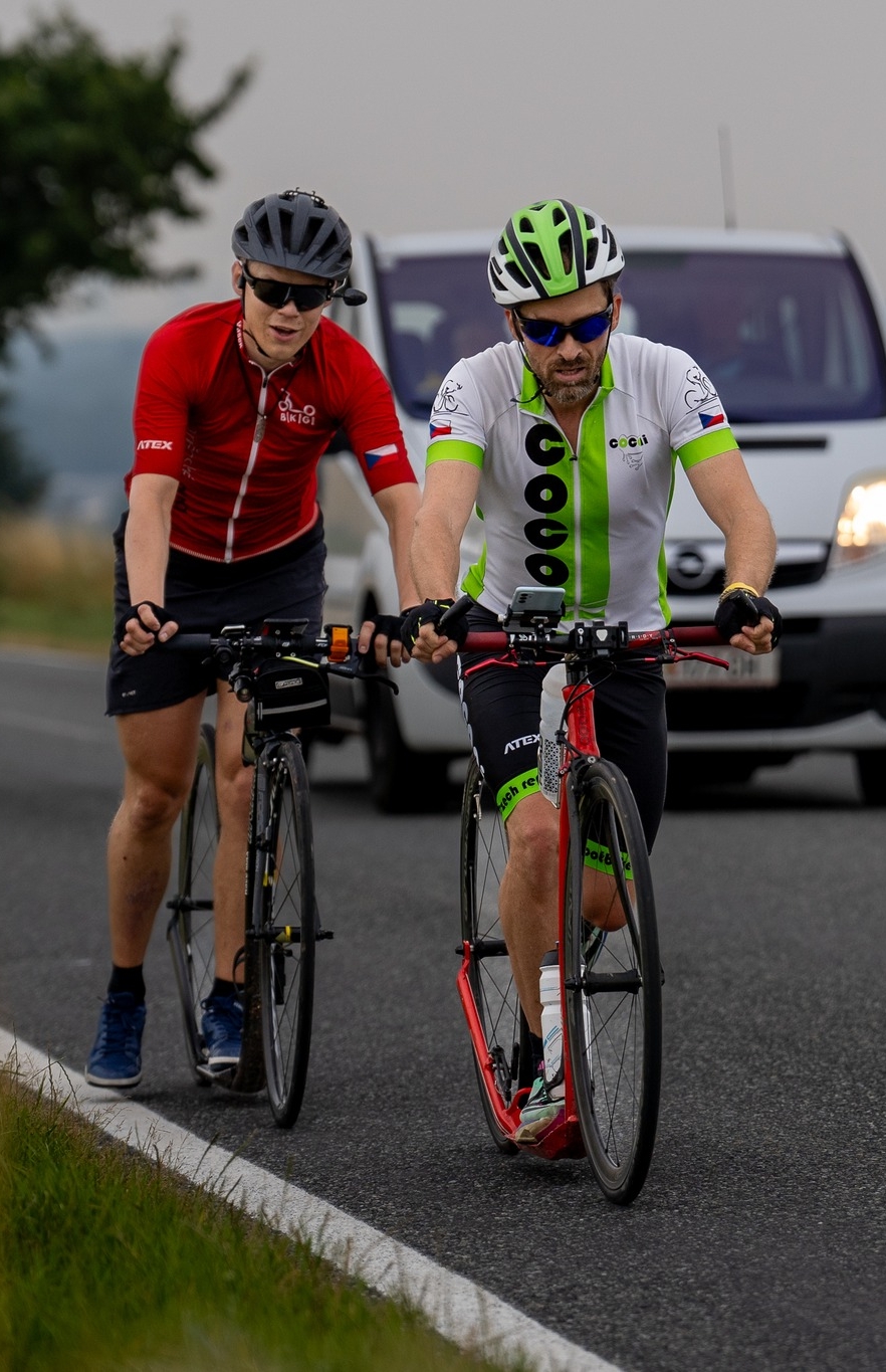 Michal Veselský (front) and Václav Obrtlík